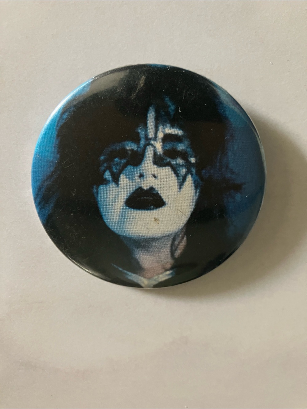 Vintage 1976 -1979 KISS Ace Frehley “Spaceman” Pinback Button